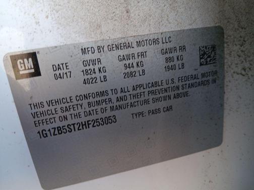 2017 Chevrolet Malibu 1LS