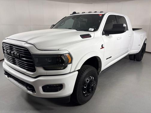 Bright White Clearcoat 2021 RAM 3500 Laramie Mega Cab 4x4 6'4' Box