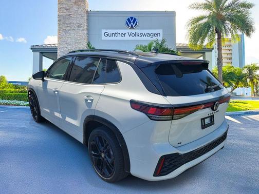 Opal White W/Deep Black Roof 2026 Volkswagen Tiguan 2.0T SE R-Line Black