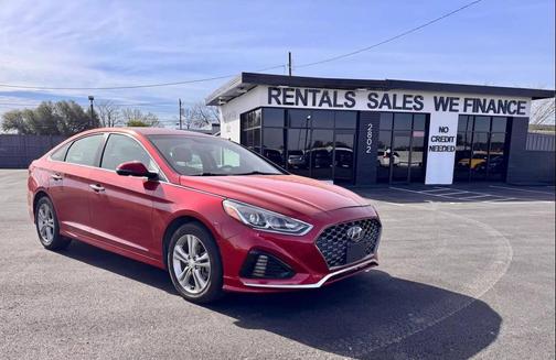 Scarlet Red 2019 Hyundai SONATA SEL