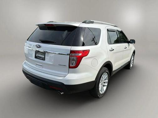White Platinum Clearcoat Metallic 2013 Ford Explorer XLT