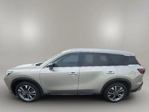Warm Titanium 2023 INFINITI QX60 Luxe