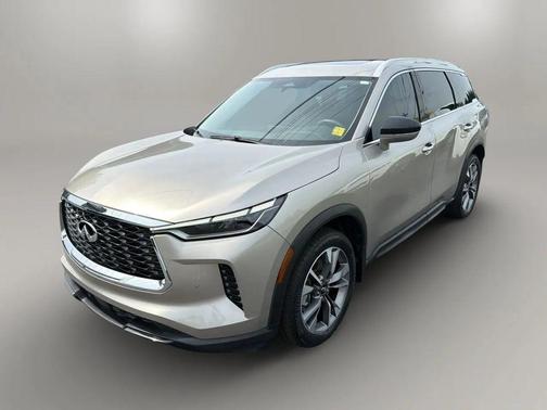 Warm Titanium 2023 INFINITI QX60 Luxe