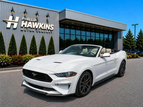 Oxford White 2018 Ford Mustang EcoBoost Premium