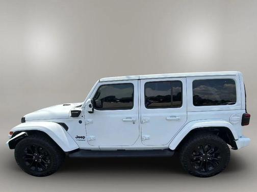 Bright White Clearcoat 2021 Jeep Wrangler Unlimited 4xe Sahara High Altitude