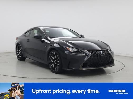 Black 2018 Lexus RC 350