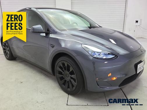 Gray 2021 Tesla Model Y Long Range