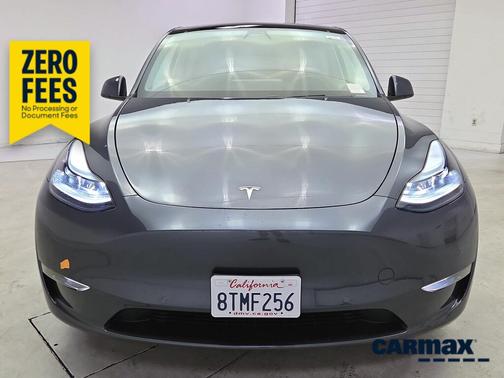 Gray 2021 Tesla Model Y Long Range