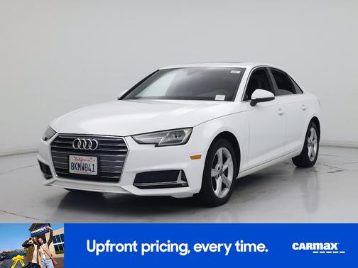 White 2019 Audi A4 Premium