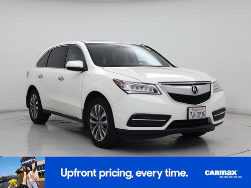 White 2015 Acura MDX
