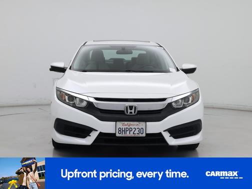 White 2018 Honda Civic EX