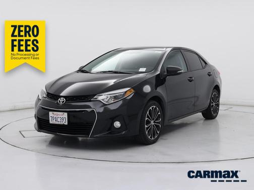 Black 2016 Toyota Corolla S