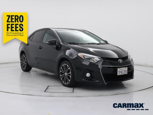 Black 2016 Toyota Corolla S