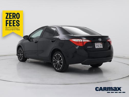 Black 2016 Toyota Corolla S