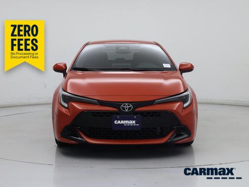 Orange 2023 Toyota Corolla Hatchback SE