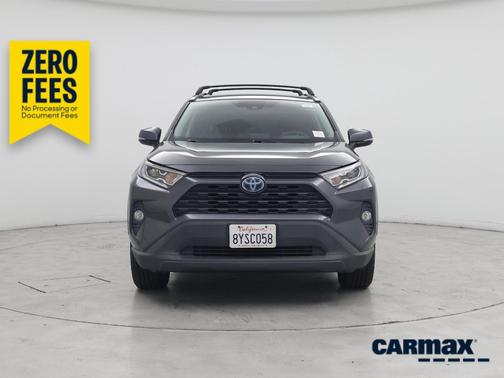 Gray 2021 Toyota RAV4 Hybrid XLE Premium