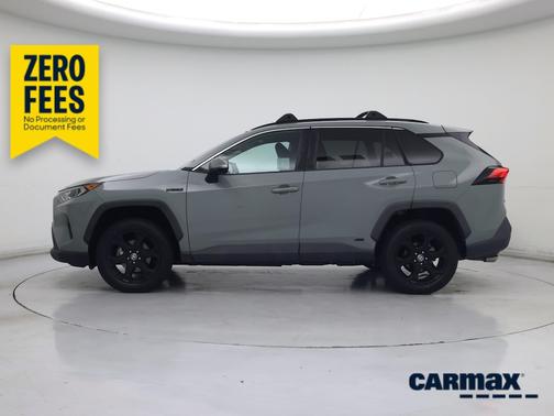 Gray 2021 Toyota RAV4 Hybrid XLE