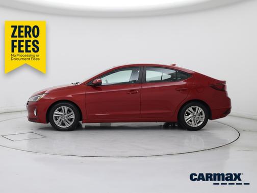 Red 2019 Hyundai ELANTRA SEL