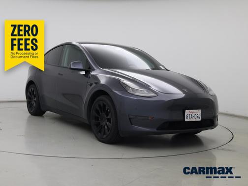 Gray 2021 Tesla Model Y Long Range