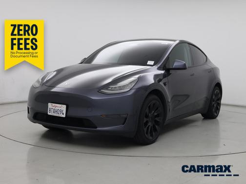 Gray 2021 Tesla Model Y Long Range