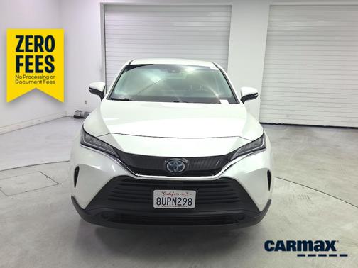 White 2021 Toyota Venza LE