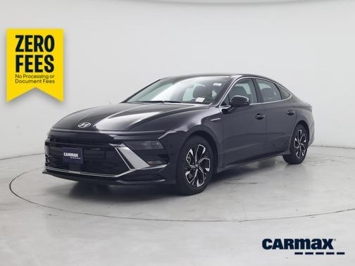 Black 2025 Hyundai SONATA SEL