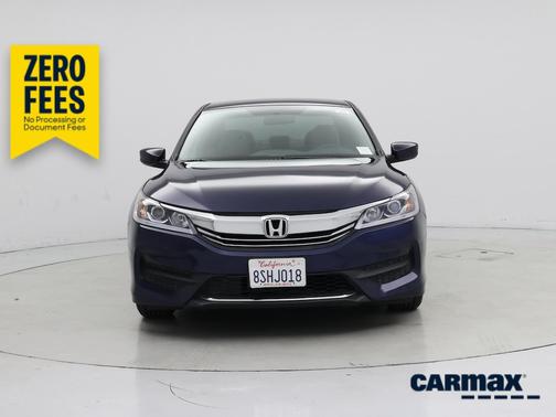 Blue 2017 Honda Accord LX