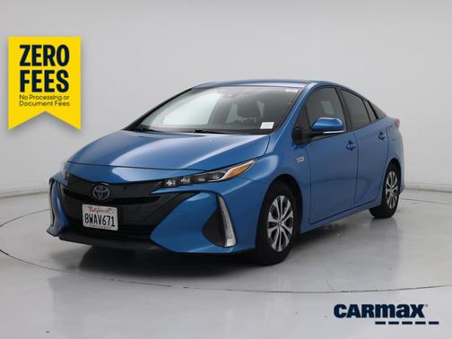 Blue 2021 Toyota Prius Prime XLE