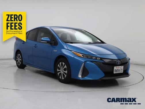 Blue 2021 Toyota Prius Prime XLE