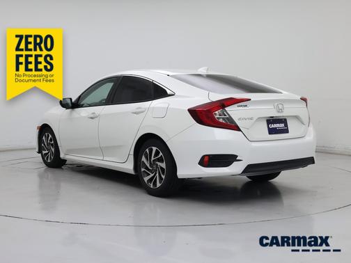 White 2018 Honda Civic EX