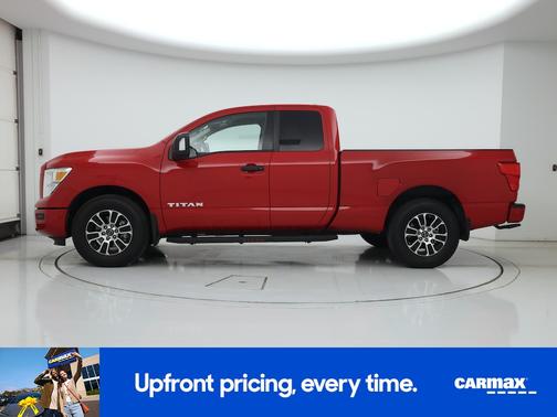 Red 2024 Nissan Titan SV