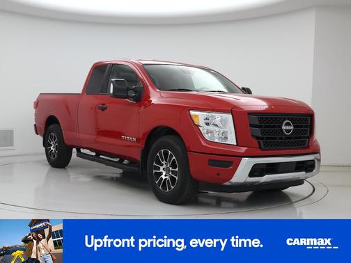 Red 2024 Nissan Titan SV