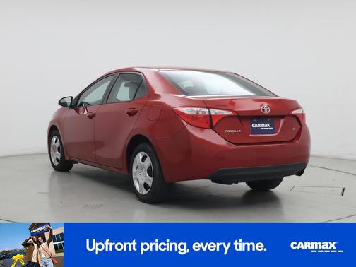 Red 2016 Toyota Corolla LE