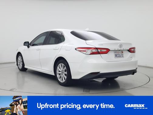 White 2019 Toyota Camry LE