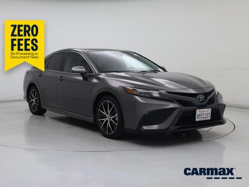 Gray 2022 Toyota Camry Hybrid SE