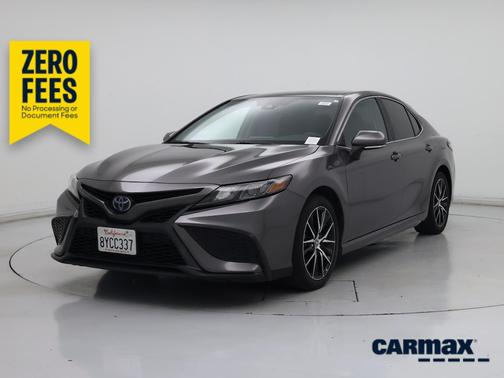 Gray 2022 Toyota Camry Hybrid SE