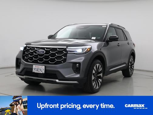 Gray 2025 Ford Explorer Platinum