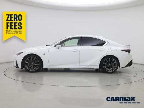 White 2022 Lexus IS 350 F-Sport