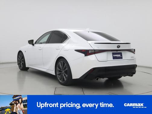 White 2022 Lexus IS 350 F-Sport