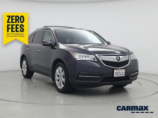Gray 2016 Acura MDX Advance