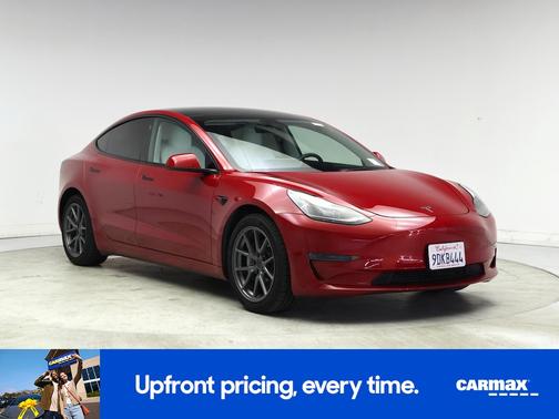 Red 2023 Tesla Model 3