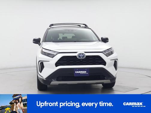 White 2023 Toyota RAV4 Hybrid XSE