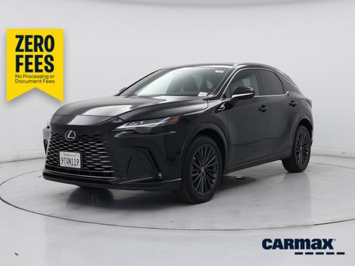 Black 2025 Lexus RX 350h Premium