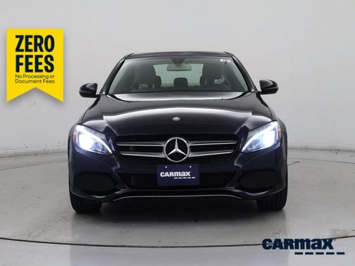 Blue 2016 Mercedes-Benz C-Class