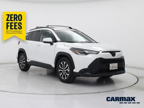 White 2023 Toyota Corolla Cross Hybrid SE