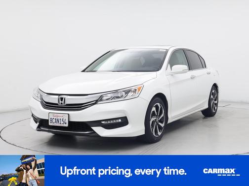White 2017 Honda Accord EX-L