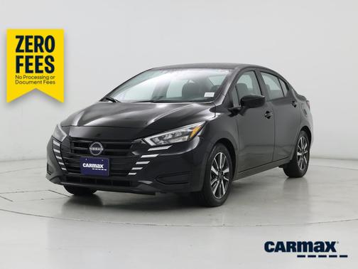 Black 2025 Nissan Versa SV