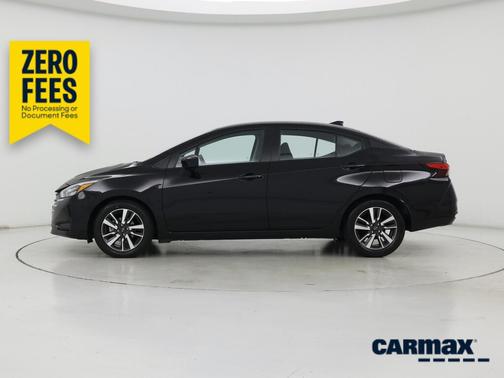 Black 2025 Nissan Versa SV