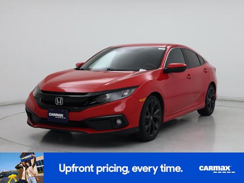 Red 2020 Honda Civic Sport