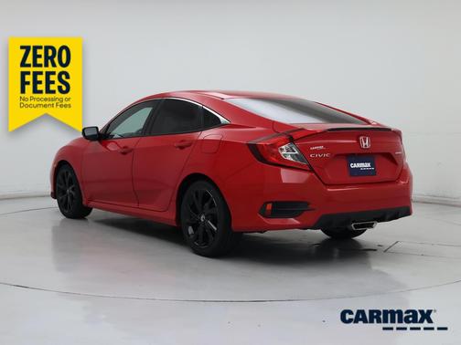 Red 2020 Honda Civic Sport